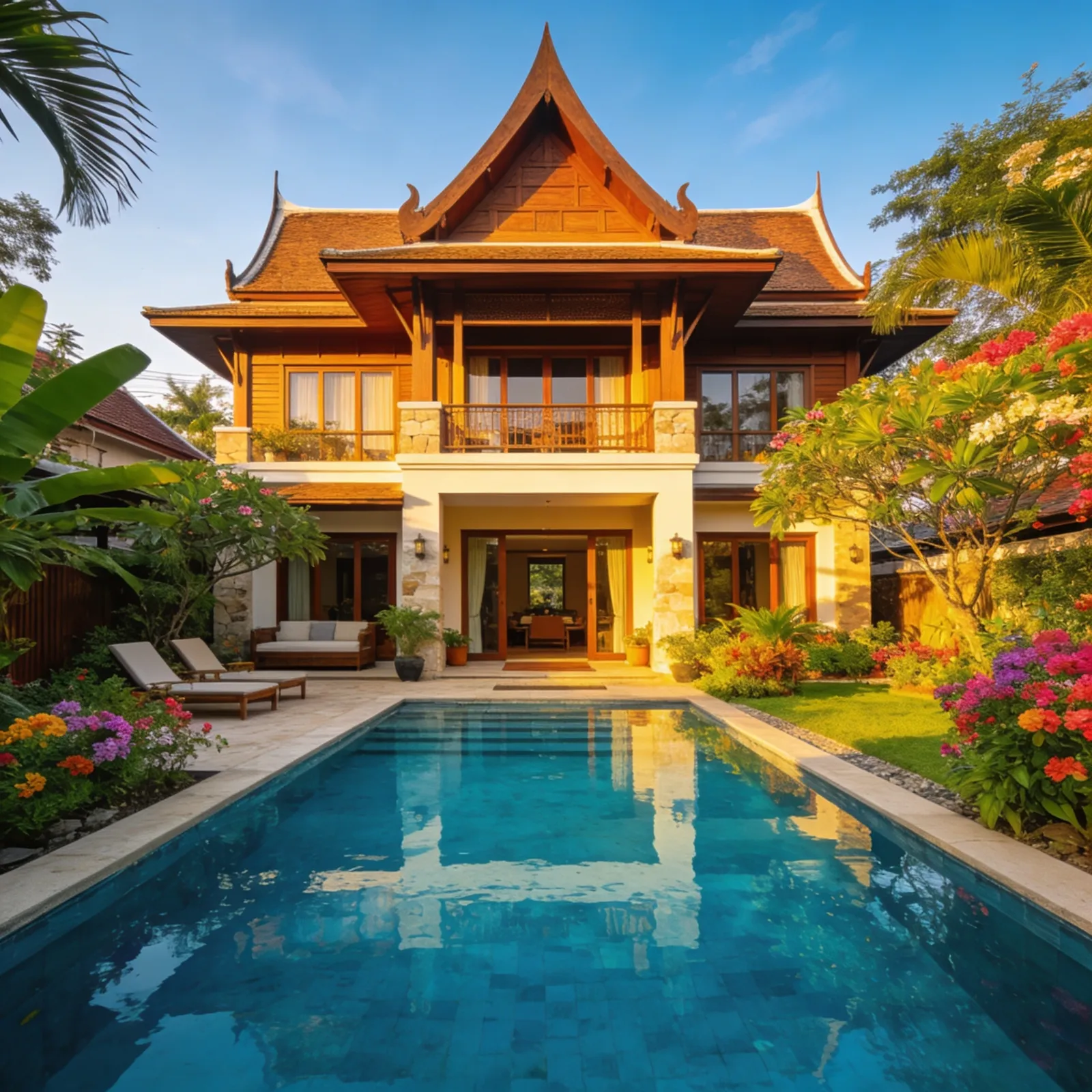 Brand New 4-Bed Pool Villa in the Heart of Old City