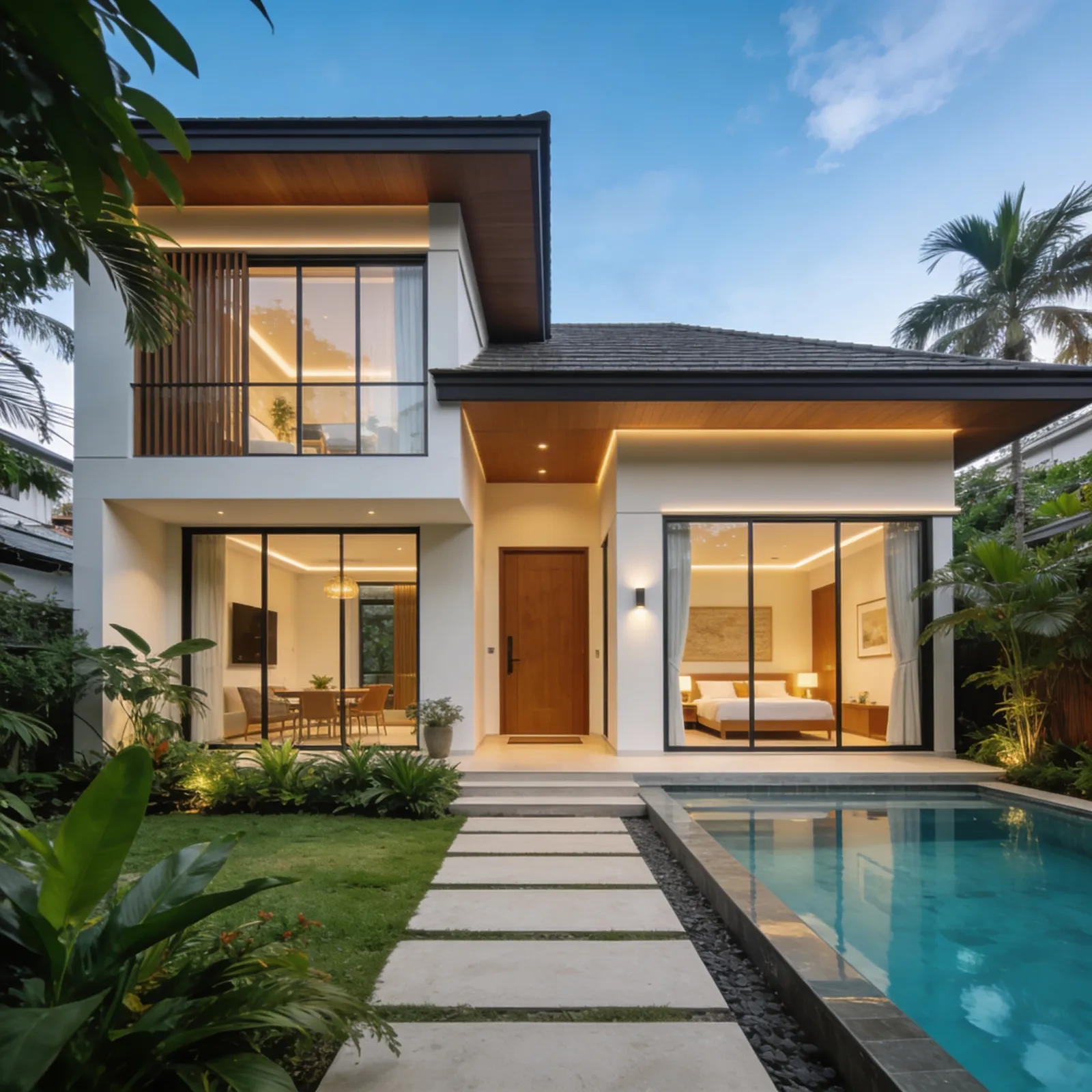 Modern 4-Bed Smart Pool Villa in the Heart of Nimman